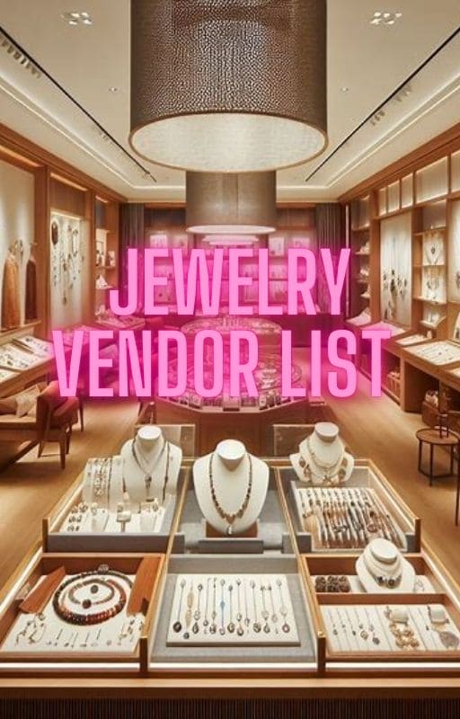 Jewelry vendor list